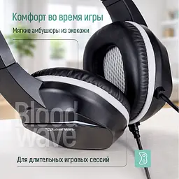 Гарнітура СolorWay Bloodwave LED Чорний (CW-HPG01BK) - мініатюра 10