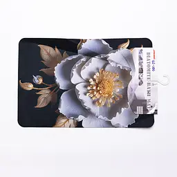 Килимок із 3D-принтом Camellia 58×38 см діатомітовий Yiwu HP-42-104 - мініатюра 4