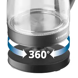 Електрочайник Aurora AU 3014 Black - мініатюра 3