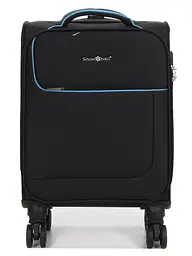Валіза міні XS тканинний Snowball 22204 46×33×18см 28+7см Чорний - мініатюра 3