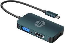 Перехідник USB3.1 Type-C --> DP/HDMI/VGA DHC-CT200 HP