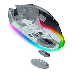 Razer Михайло Basilisk V3 Pro 35K, RGB, USB-A/WL/BT, Phantom White Ed. - мініатюра 2