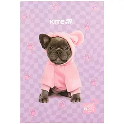 Блокнот A5 50арк. кліт. тв. обкл. Studio Pets SP25-194 /Kite/