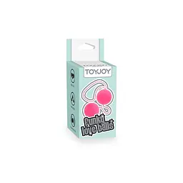 Вагінальні кульки пластикові рожеві Toy Joy - мініатюра 3