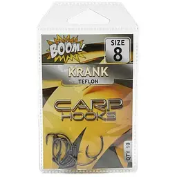 Гачок для мирної риби BOOM Krank №8 (10 шт/уп) (Teflon)
