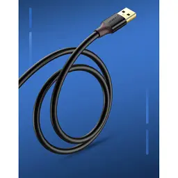 Дата кабель USB 3.0 AM/AF 0.5m US129 black Ugreen (30125) - мініатюра 4