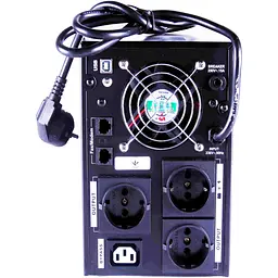 Джерело безперебійного живлення (ДБЖ) SVC SL-2KS-LCD 2000VA [108204] - мініатюра 3