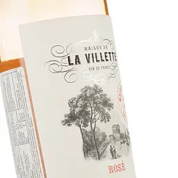 Вино La Villette Rose рожеве сухе 0.75 л - мініатюра 3