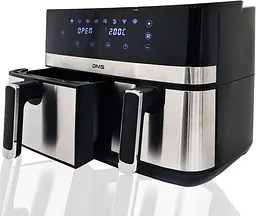 Аерофритюрка двокамерна DMS HF-10E Duo 2800 Вт 6/4 л - мініатюра 3