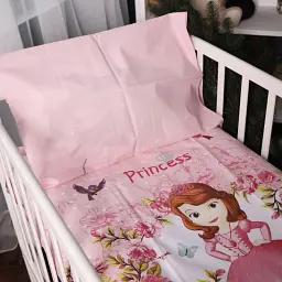 Підковдра MirSon Бязь Kids Time 17-0701 Princess Sofia 160х220 рожева (2200010458534) - мініатюра 4