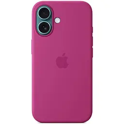 Силіконовий чохол CasePro Silicone Case with MagSafe Fuchsia для iPhone 16 - мініатюра 2