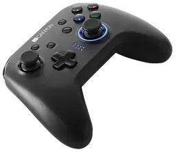 Геймпад Canyon GP-W3, Black, бездротовий, для ПК / PS3 / Android / Nintendo Switch, 16 кнопок, подвійна вібрація, індивідуальне підсвічування кнопок, 600 mAh (CND-GPW3)