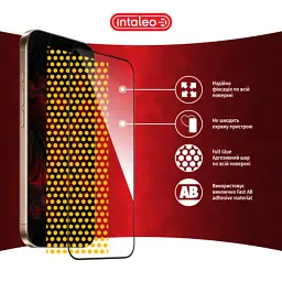 Скло захисне Intaleo Full Glue Apple iPhone 16 Pro Black (1283126593802) - миниатюра 7