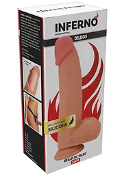 Фалоімітатор Hidden Desire Realistic Dildo 20 см (тілесний) - мініатюра 20