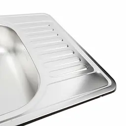 Кухонна мийка Platinum 5848 Декор з нержавіючої сталі (0.6/170 мм) - мініатюра 5