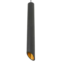 Люстра підвісна Brille тубус GU10 50W BK (AL-701S/1) - мініатюра 8