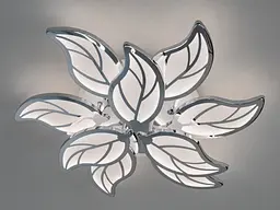 Люстра стельова LED Diasha 8028/6+3HR, 140W, 3200K-6500K, хром, сучасний стиль з пультом та диммером - мініатюра 6