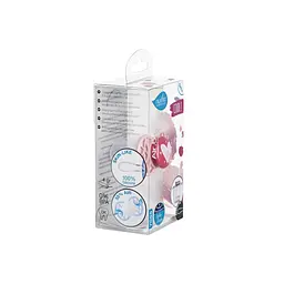 Пустушка Nuvita 7065 Air55 Cool симетрична 0m+ LOVE рожево-персикова NV7065PR - мініатюра 4