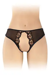 Трусики з відкритим доступом Fashion Secret Ambre, One Size чорні