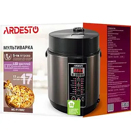 Мультиварка Ardesto бронзова 860 Вт (MC-P17BRZ) - мініатюра 11