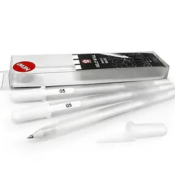 Набір гелевих ручок Sakura Basic 05 Fine 3шт Білі - мініатюра 3