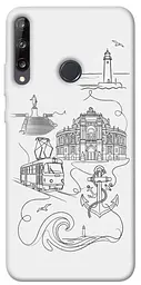 TPU чохол Demsky Odesa spirit для Huawei P40 Lite E / Y7p (2020)