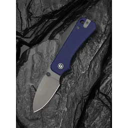 Ніж складаний кишеньковий Civivi Baby Banter Slip Joint (6 см) Nitro-V / G10 синій - мініатюра 9