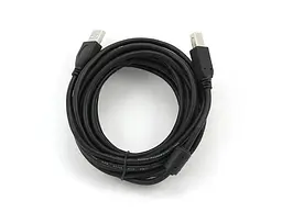 Кабель USB 2.0 (AM/BM) 4.5m Cablexpert (CCF-USB2-AMBM-15) к принтеру, сканеру Black - мініатюра 2