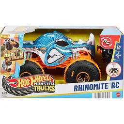 Машинка на радіокеруванні Mattel Hot Wheels Monster Trucks Rhinomite 1:24 (JBK11) - мініатюра 6