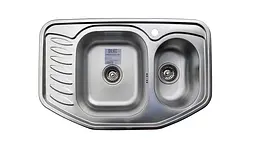 Кухонна мийка Romzha Rampa 1.5C Textura RO49674, Сірий