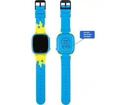 Дитячий розумний годинник Amigo GO008 Glory GPS WIFI блакитні (001010653323) - мініатюра 3