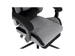 Комп'ютерне крісло для геймера GT Racer X-2324 Fabric Gray/Black Suede - мініатюра 8