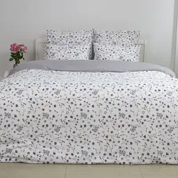 Комплект постільної білизни ТЕП Melluna Silk Garden полуторний білий - мініатюра 2