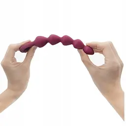 Анальний ланцюжок Love To Love Bing Bang M Plum Star 18.5 см (бордовий) - мініатюра 8