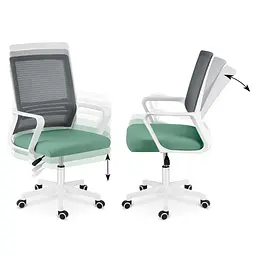 Офісне крісло Sofotel Corta Grey/Green (241402) - мініатюра 9