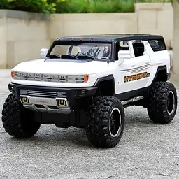 Колекційна металева модель автомобіля Автопром GMC Hummer EV з інерцією, світлом та звуком 1:24 - мініатюра 6