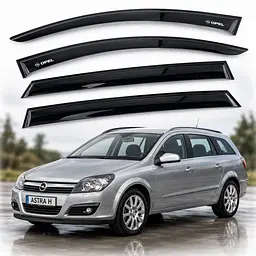 Дефлектори вікон вітровики для Astra H 2004-2009 Універсал Voron Glass