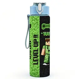 Пляшка для води Minecraft з трубочкою 750 мл  
