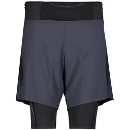 Шорти CMP Men's Two-in-One Running Shorts Antracite S (1097-32C6747-U423 46)