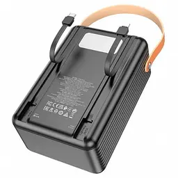 Зовнішній акумулятор повербанк із швидкою зарядкою Power bank Borofone BJ32 80000mAh PD22,5W Чорний - мініатюра 3