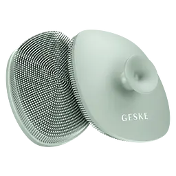 Щітка для обличчя GESKE Facial Brush 4 в 1 з тримачем зелена - мініатюра 3