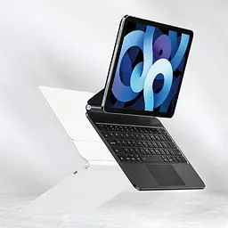 Чохол-клавіатура з підсвіткою для iPad Air/Pro 13 2024 / 2025 білий - мініатюра 10