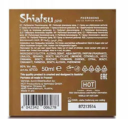 Парфуми з феромонами жіночі Shiatsu Pheromone Fragrance women pink 50 ml - мініатюра 5