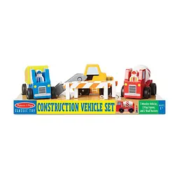 Ігровий набір Melissa & Doug дерев'яний набір Будівельні машинки (MD656) - мініатюра 6