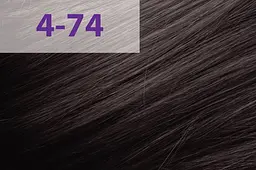 Професійна крем-фарба jNOWA Professional Chromatic Save Siena, відтінок 4/74, 90 мл - мініатюра 2