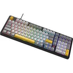 Клавіатура USB Ajazz AK980 MAX Magnetic switches Black/Grey/Yellow (AK980-MAX-M-BGY) UA - мініатюра 5