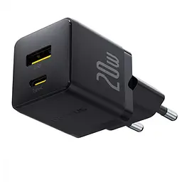 МЗП Baseus Palm Fast Charger C+U 20W EU Black