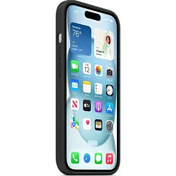 Чохол Apple Silicone Case with MagSafe для iPhone 15 Black (MT0J3ZM/A) [92896] - мініатюра 3