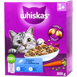 Сухий корм для котів Whiskas, з тунцем, 800 г - мініатюра 2