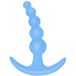 Анальна пробка Lola Games Bubbles Anal Plug 11.5 см (блакитний)